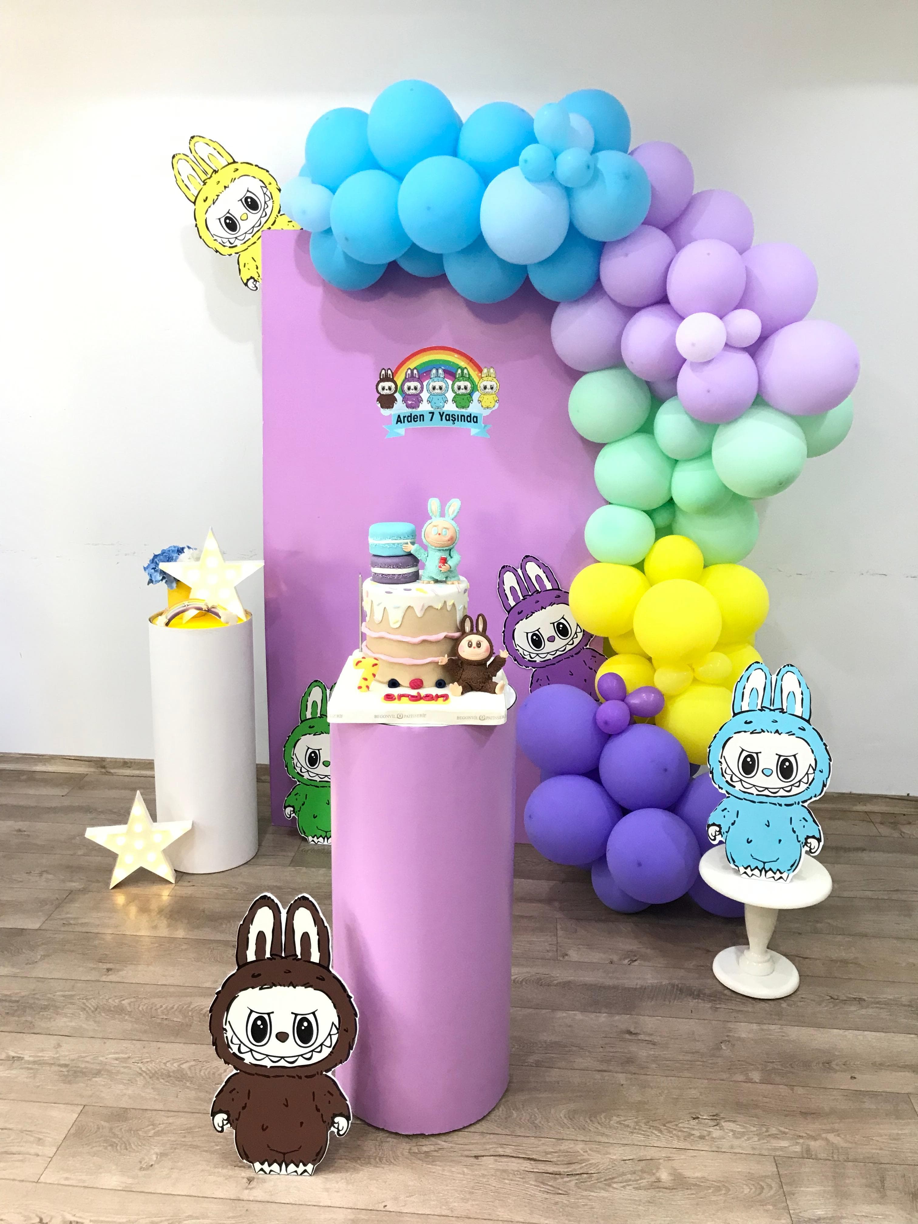 Doğum Günü - Renkli Balon Kemeri